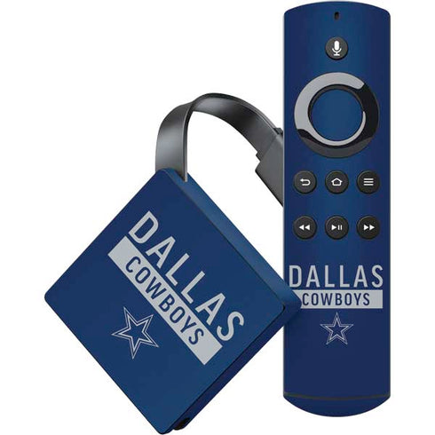 NFL Dallas Cowboys Blue Performance Series Amazon Fire TV Skin