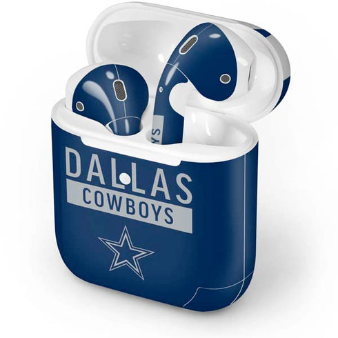 NFL Dallas Cowboys Blue Performance Series Apple AirPods 2 Skin