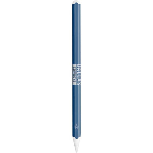 NFL Dallas Cowboys Blue Performance Series Apple Pencil (2nd Gen 2019) Skin