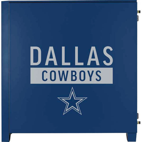 NFL Dallas Cowboys Blue Performance Series Corsair 4000D Tempered Glass Mid-Tower ATX Case Skin
