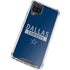 NFL Dallas Cowboys Blue Performance Series Galaxy A12 Clear Case