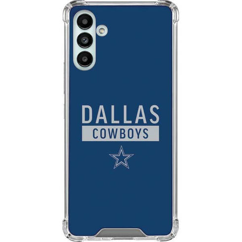 NFL Dallas Cowboys Blue Performance Series Galaxy A13 5G Clear Case