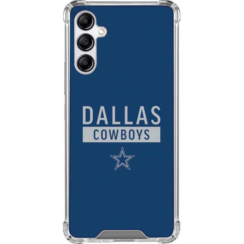 NFL Dallas Cowboys Blue Performance Series Galaxy A14 5G Clear Case