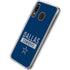 NFL Dallas Cowboys Blue Performance Series Galaxy A20 Clear Case