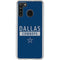 NFL Dallas Cowboys Blue Performance Series Galaxy A21 Clear Case
