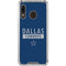 NFL Dallas Cowboys Blue Performance Series Galaxy A30 Clear Case
