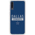 NFL Dallas Cowboys Blue Performance Series Galaxy A50 Clear Case