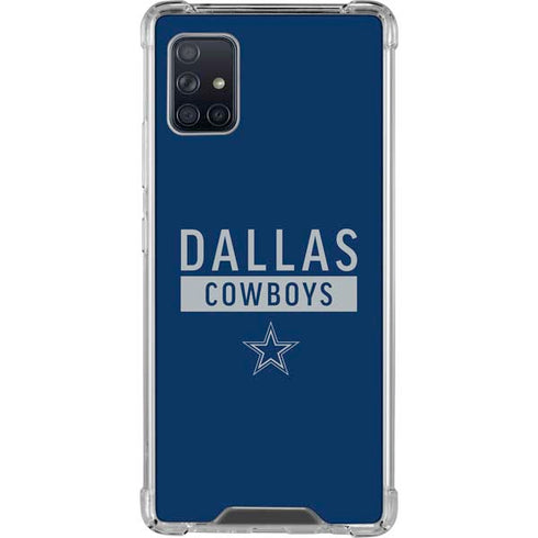 NFL Dallas Cowboys Blue Performance Series Galaxy A51 5G Clear Case