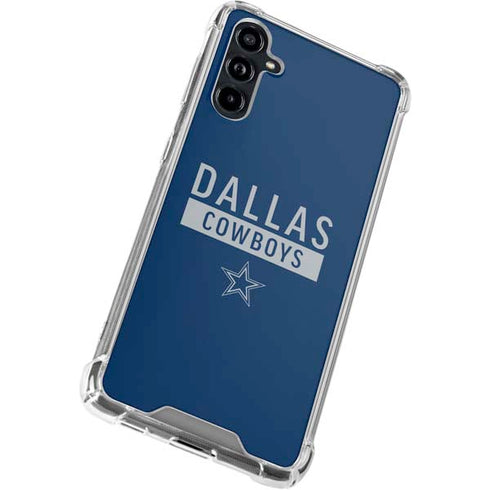NFL Dallas Cowboys Blue Performance Series Galaxy A54 5G Clear Case