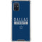NFL Dallas Cowboys Blue Performance Series Galaxy A71 5G Clear Case