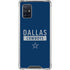NFL Dallas Cowboys Blue Performance Series Galaxy A71 5G Clear Case