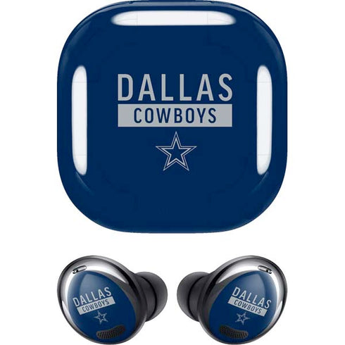 NFL Dallas Cowboys Blue Performance Series Galaxy Buds Pro Skin