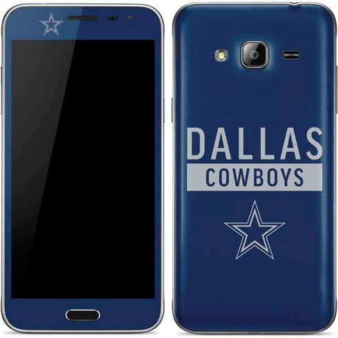 NFL Dallas Cowboys Blue Performance Series Galaxy J3 Skin