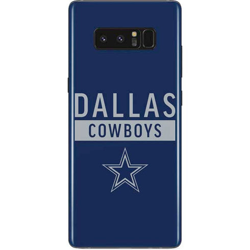NFL Dallas Cowboys Blue Performance Series Galaxy Note 8 Skin