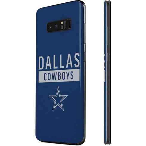 NFL Dallas Cowboys Blue Performance Series Galaxy Note 8 Skin