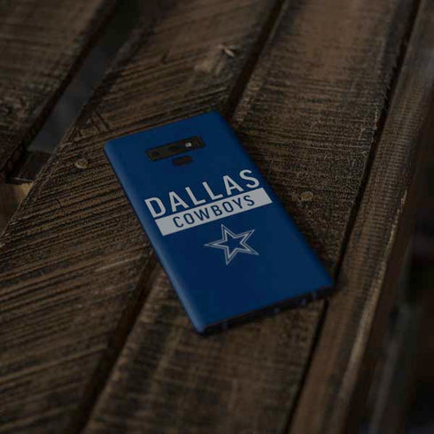 NFL Dallas Cowboys Blue Performance Series Galaxy Note 9 Skin