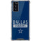 NFL Dallas Cowboys Blue Performance Series Galaxy Note20 5G Clear Case