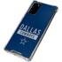 NFL Dallas Cowboys Blue Performance Series Galaxy Note20 5G Clear Case