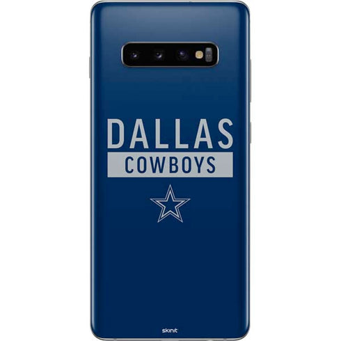 NFL Dallas Cowboys Blue Performance Series Galaxy S10 Plus Skin