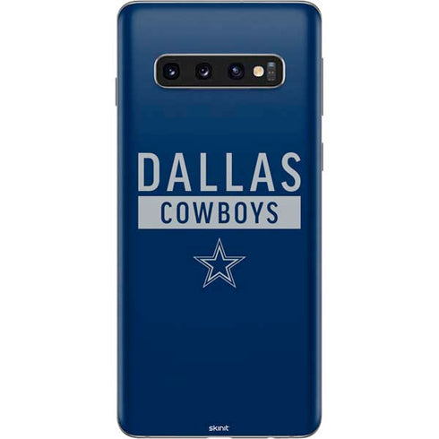 NFL Dallas Cowboys Blue Performance Series Galaxy S10 Skin