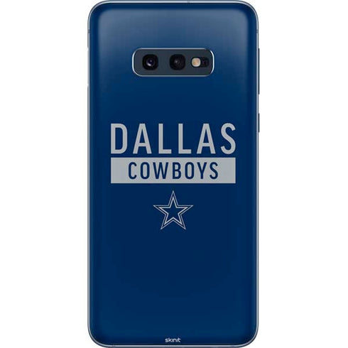 NFL Dallas Cowboys Blue Performance Series Galaxy S10e Skin