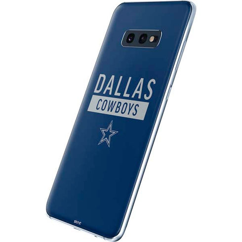 NFL Dallas Cowboys Blue Performance Series Galaxy S10e Skin