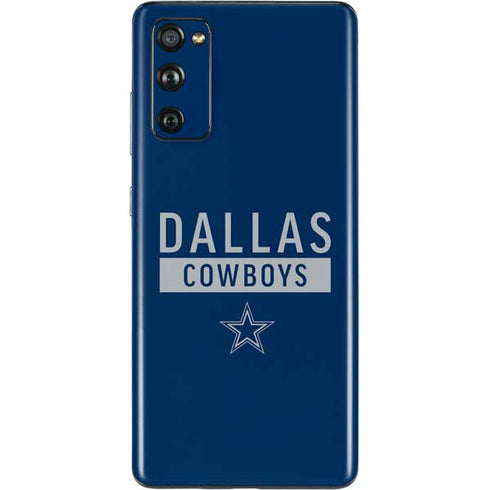NFL Dallas Cowboys Blue Performance Series Galaxy S20 Fan Edition Skin