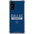 NFL Dallas Cowboys Blue Performance Series Galaxy S20 FE Clear Case