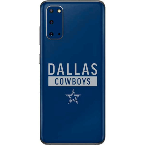 NFL Dallas Cowboys Blue Performance Series Galaxy S20 Skin