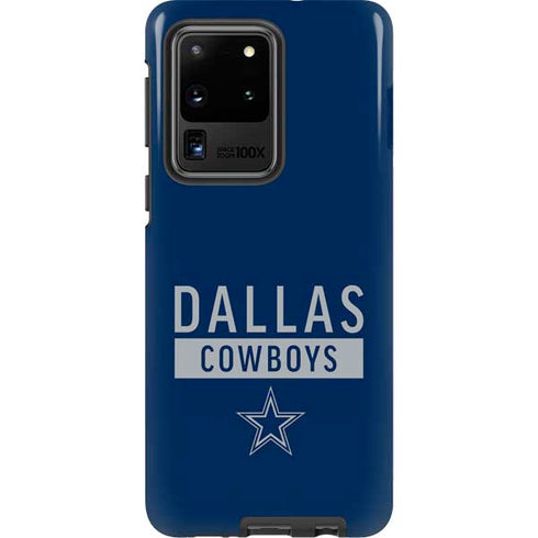 NFL Dallas Cowboys Blue Performance Series Galaxy S20 Ultra 5G Pro Case