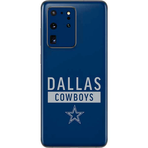 NFL Dallas Cowboys Blue Performance Series Galaxy S20 Ultra 5G Skin