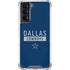 NFL Dallas Cowboys Blue Performance Series Galaxy S21 5G Clear Case