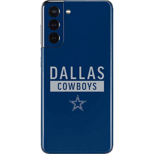 NFL Dallas Cowboys Blue Performance Series Galaxy S21 5G Skin