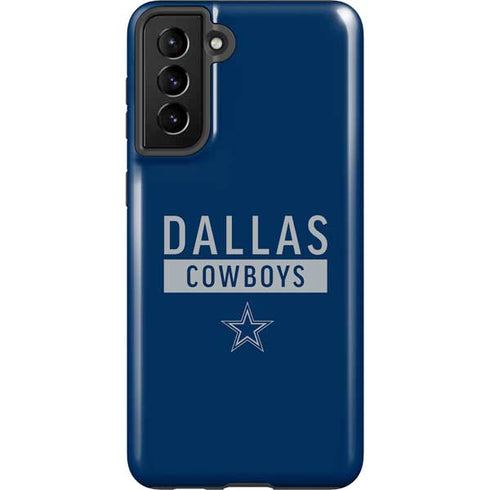 NFL Dallas Cowboys Blue Performance Series Galaxy S21 FE Pro Case