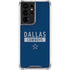 NFL Dallas Cowboys Blue Performance Series Galaxy S21 Ultra 5G Clear Case