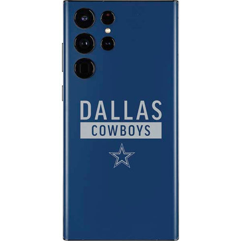 NFL Dallas Cowboys Blue Performance Series Galaxy S22 Ultra Skin