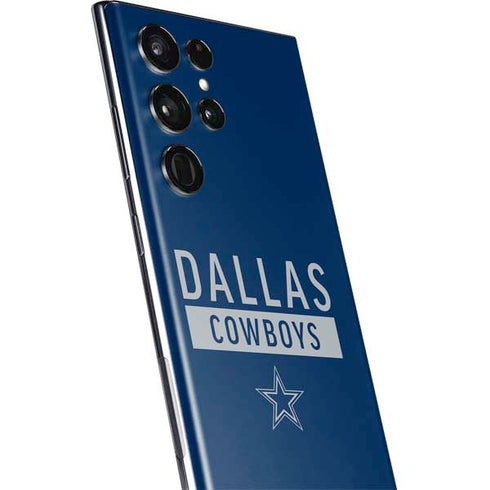 NFL Dallas Cowboys Blue Performance Series Galaxy S22 Ultra Skin