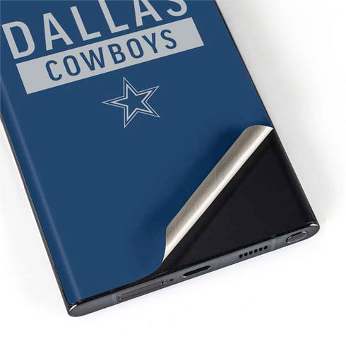 NFL Dallas Cowboys Blue Performance Series Galaxy S22 Ultra Skin