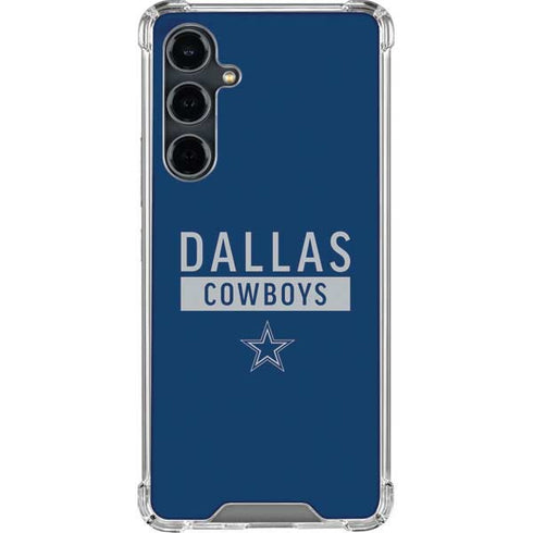 NFL Dallas Cowboys Blue Performance Series Galaxy S23 FE Clear Case