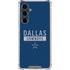 NFL Dallas Cowboys Blue Performance Series Galaxy S23 FE Clear Case
