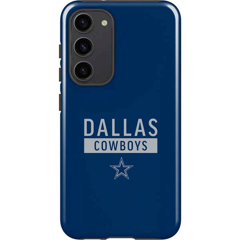 NFL Dallas Cowboys Blue Performance Series Galaxy S23 Plus Pro Case