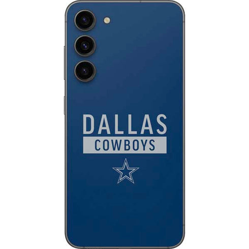 NFL Dallas Cowboys Blue Performance Series Galaxy S23 Plus Skin