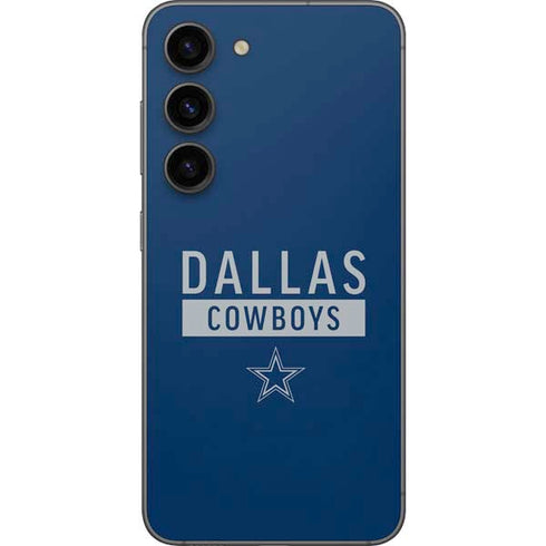 NFL Dallas Cowboys Blue Performance Series Galaxy S23 Skin