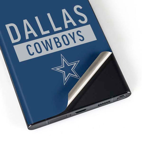 NFL Dallas Cowboys Blue Performance Series Galaxy S23 Ultra Skin