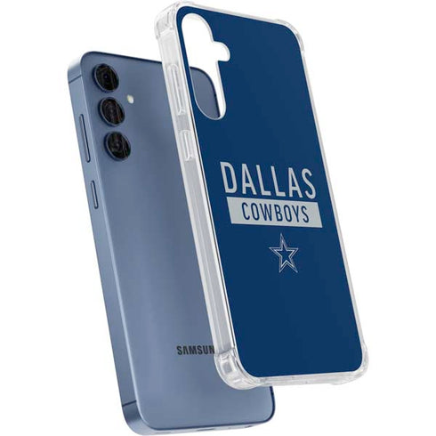 NFL Dallas Cowboys Blue Performance Series Galaxy S24 Clear Case