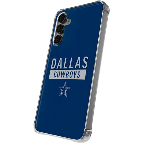 NFL Dallas Cowboys Blue Performance Series Galaxy S24 Plus Clear Case