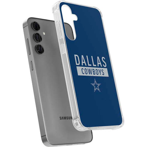 NFL Dallas Cowboys Blue Performance Series Galaxy S24 Plus Clear Case