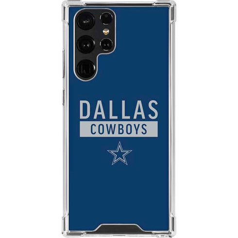 NFL Dallas Cowboys Blue Performance Series Galaxy S24 Ultra Clear Case