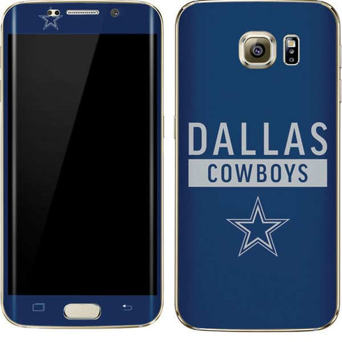 NFL Dallas Cowboys Blue Performance Series Galaxy S7 Edge Skin