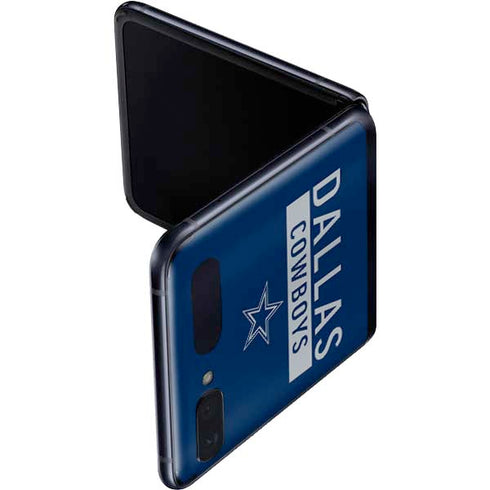 NFL Dallas Cowboys Blue Performance Series Galaxy Z Flip Skin